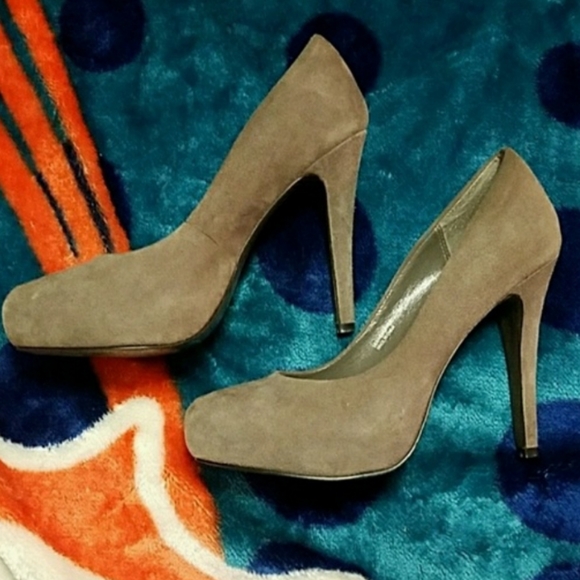 ASH "Eloise" Suede Platform Heels Sz 9 - Picture 3 of 4